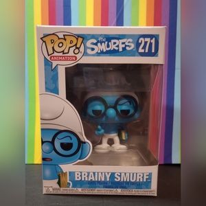 Funko Pop: The Smurfs " Brainy Smurf"